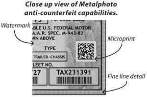 Metalphoto Anit-Counterfeit功能