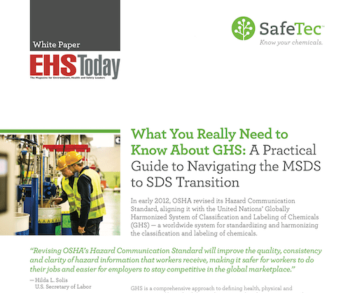 您真正需要了解GHS的实用指南，以导航MSDS到SDS转换