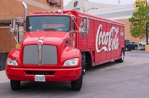 可口可乐商业卡车
