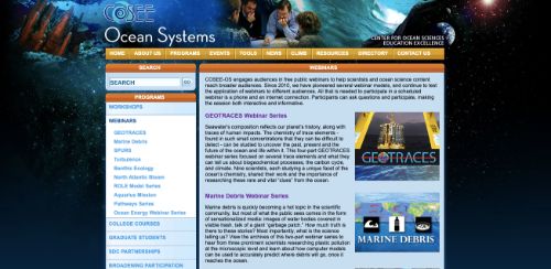 Cosee Ocean Systems Geotraces网络研讨会系列