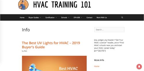 HVAC培训101博客