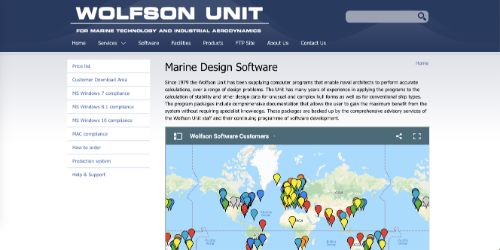 Wolfson Unit Marine设计软件