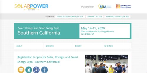 2020年加州太阳能博览会